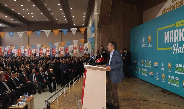 Bakan Yusuf Tekin'den Oltu'ya büyük yatırım müjdeleri