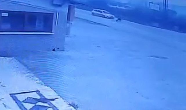 Bartın'da bir kişinin öldüğü kaza kameralara yansıdı