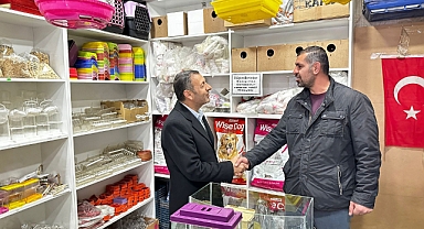 Başkan adayı Aydın’dan, Ağrı esnafına ziyaret