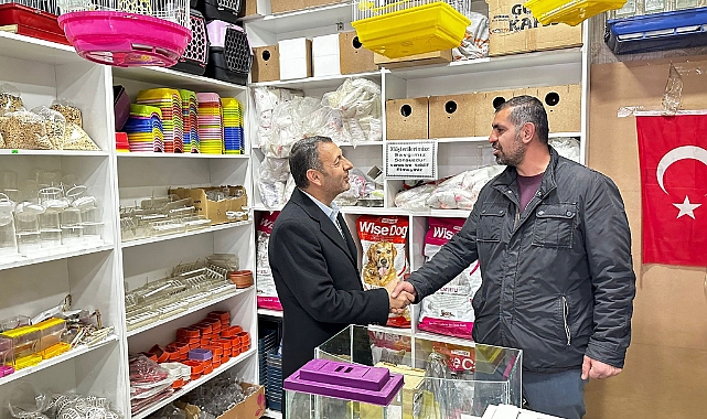 Başkan adayı Aydın’dan, Ağrı esnafına ziyaret
