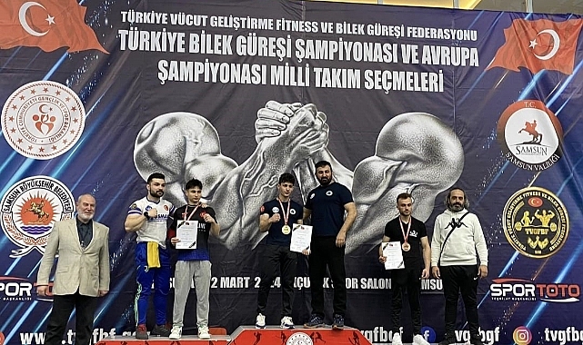 Bilek güreşçisi Hüseyin Ateş dikkatleri üzerine çekmeye başardı