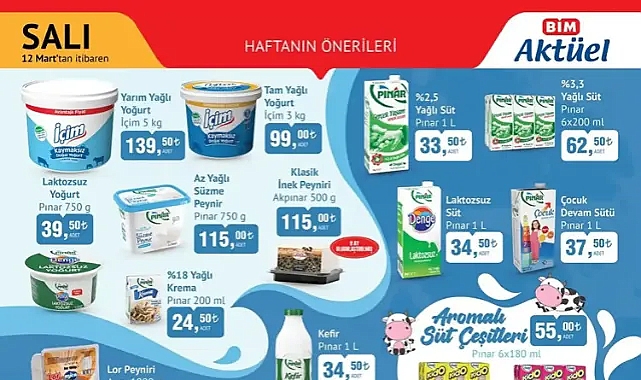 Bim 12 Mart 2024 Haftanın Önerileri Aktüel Kataloğu Yayınlandı