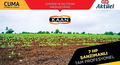 BİM  22 Mart Kataloğunda Uygun Fiyata Çapa Makinesi