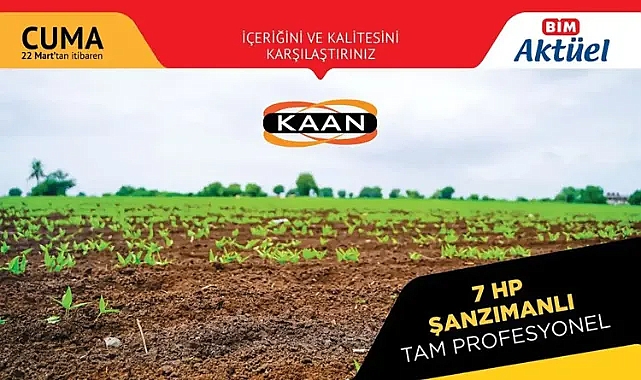 BİM  22 Mart Kataloğunda Uygun Fiyata Çapa Makinesi