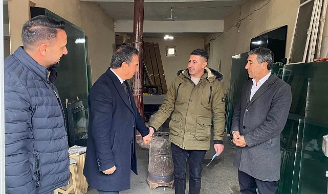 CHP Patnos Belediye Başkan Adayı Metin Sağlam  Esnaf Ziyaretine Çıktı