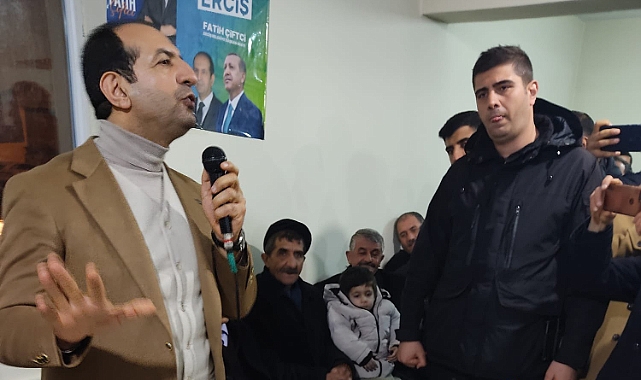 Çiftci, Halkla Buluşmaya Devam Ediyor: Adım Adım Erciş Şehrine