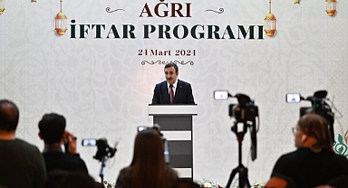 Cumhurbaşkanı Yardımcısı Cevdet Yılmaz Ağrı’da konuştu