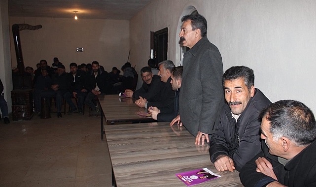 Dem Parti Ağrı adaylarının aile ziyaretleri devam ediyor