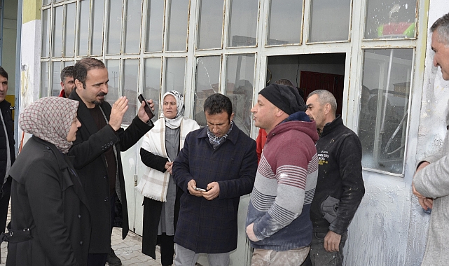 Dem Parti Erciş Belediye Eş Başkan Adayları, Erciş Yeni Oto Sanayi Esnafını Ziyaret Etti