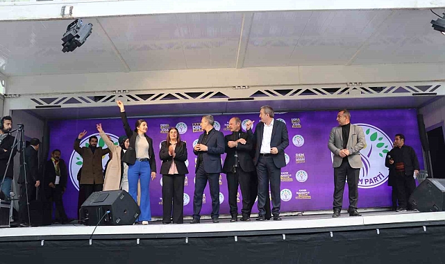 DEM Parti Eş Genel Başkanı Tuncer Bakırhan, Iğdır'da