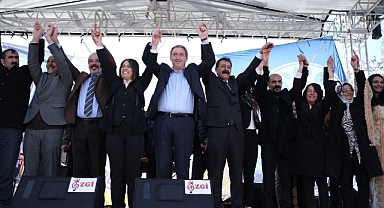 Dem Parti Final Mitingini Ağrı’da yaptı