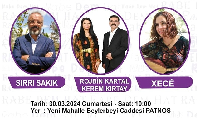 Dem Parti Patnos'ta Final Mitingi Yapıyor