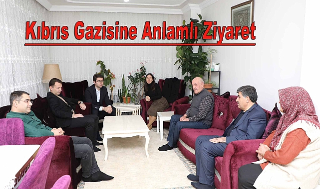 Erciş Kaymakamı Murat Karaloğlu Kıbrıs Gazisini Ziyaret Etti