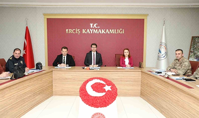 Erciş'te 'seçim koordinasyon ve güvenliği toplantısı' düzenlendi