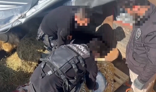 Erzincan'da 18 milyon TL değerinde olan 58 kilo 500 gram skunk ele geçirildi