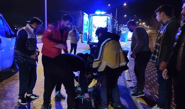 Erzincan'da trafik kazası: 2 yaralı
