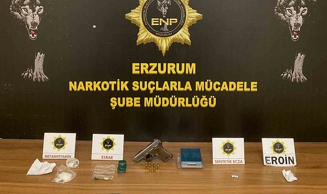 Erzurum'da uyuşturucu operasyonu: 6 kişi yakalandı
