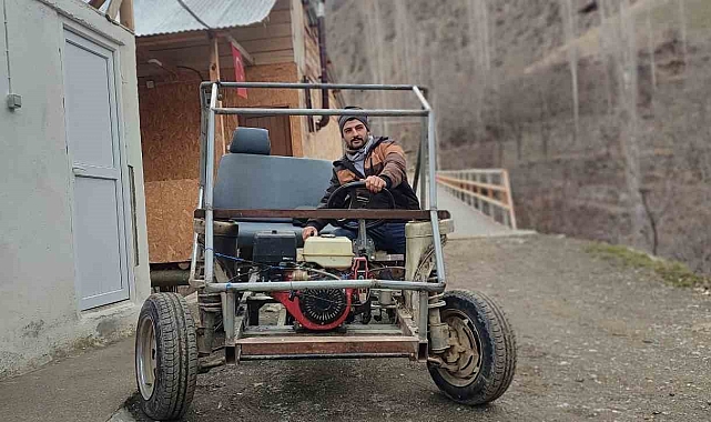 Erzurumlu gencin aracı göz dolduruyor