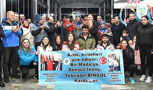 ETÜ’nün gururu Bingül kardeşler için karşılama töreni düzenlendi