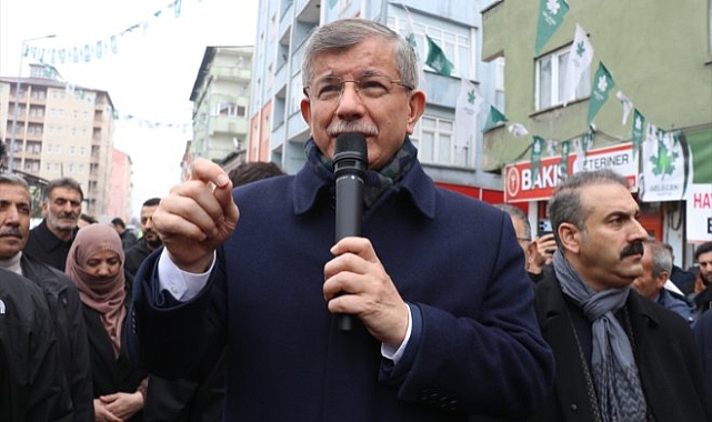 Gelecek Partisi Genel Başkanı Ahmet Davutoğlu, Ağrı'da