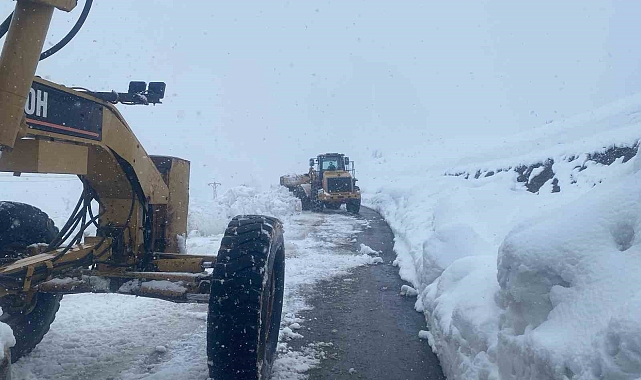 Hakkari'de kapanan 191 yerleşim yolu yeniden açıldı