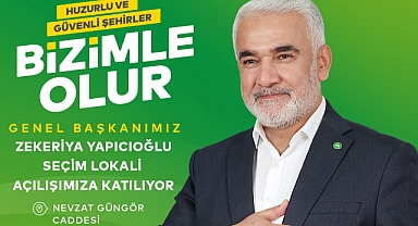 HÜDA PAR Genel Başkanı Yapıcıoğlu Ağrı'ya geliyor