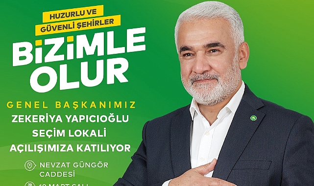 HÜDA PAR Genel Başkanı Yapıcıoğlu Ağrı'ya geliyor