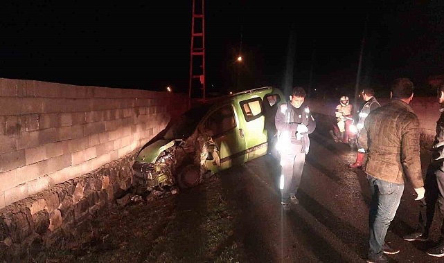 Iğdır'da kaza: 1 yaralı