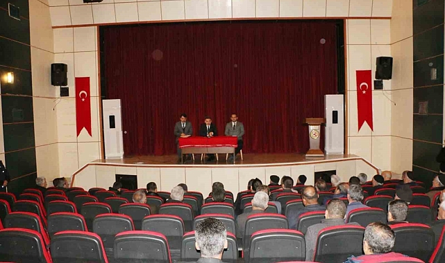 Kaymakam Özçelik başkanlığında 'Muhtarlar Toplantısı' yapıldı