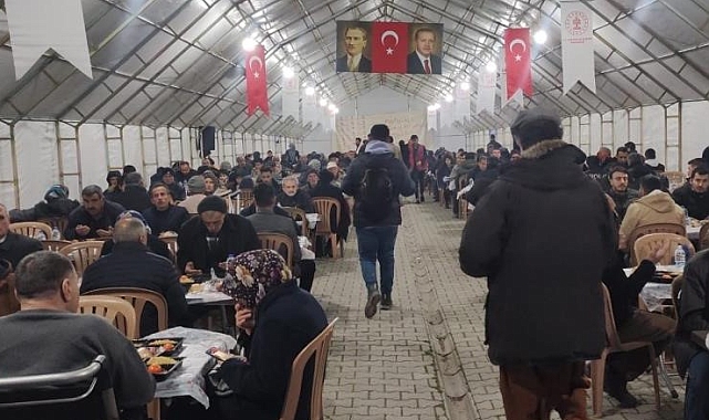 Malatya'da ilk iftar yapıldı