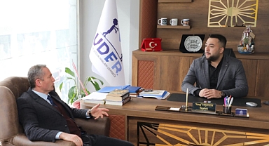 Müdür Kökrek’ten Ağrı UDER Başkanı Yusuf Yıldırım’a ziyaret