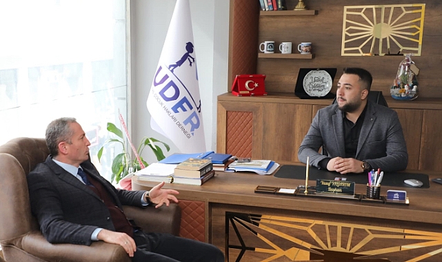 Müdür Kökrek’ten Ağrı UDER Başkanı Yusuf Yıldırım’a ziyaret