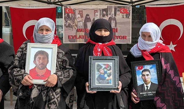 Muş'ta ailelerin evlat nöbeti sürüyor