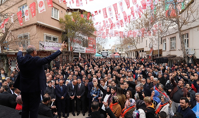 Oğuzeli’nde miting gibi açılış