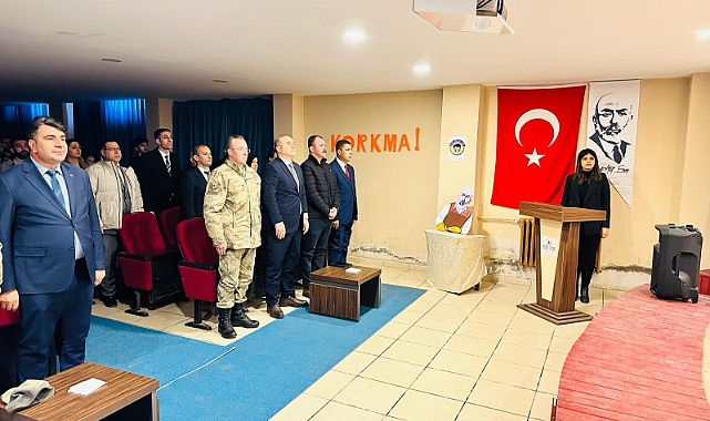 Patnos'ta 12 Mart İstiklal Marşının Kabulü ve Mehmet Akif Ersoy'u Anma Programı Düzenlendi