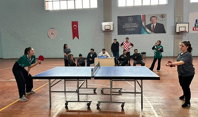 Patnos'ta Masa Tenisi Grup müsabakaları tamamlandı