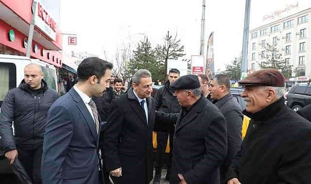 Vali Karaömeroğlu, esnaf ve vatandaşları ziyaret etti