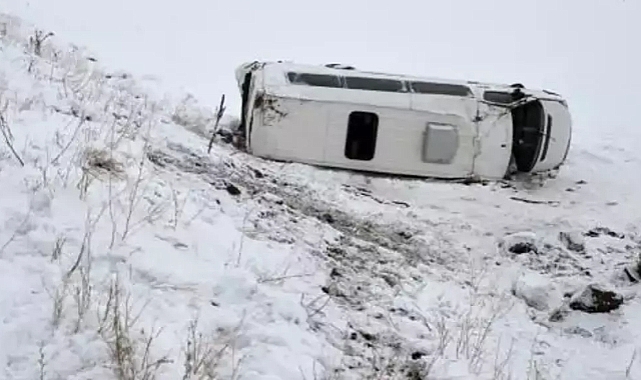 Van-Hakkari Yolu'nda Minibüs Kazası: 7 Yaralı!