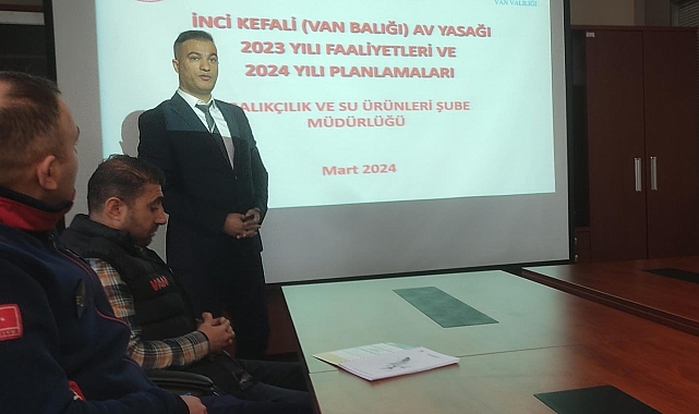 Van İl Tarım ve Orman Müdürlüğünde "İnci Kefali Av Yasağı Komisyon Toplantısı" yapıldı