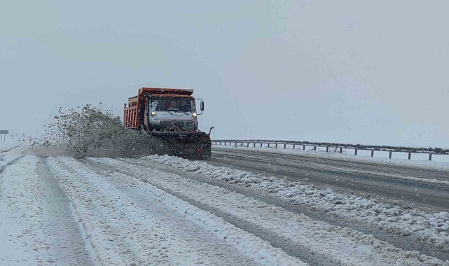 Van'da 11 yerleşim yerinin yolu kar yağışı nedeniyle ulaşıma kapandı