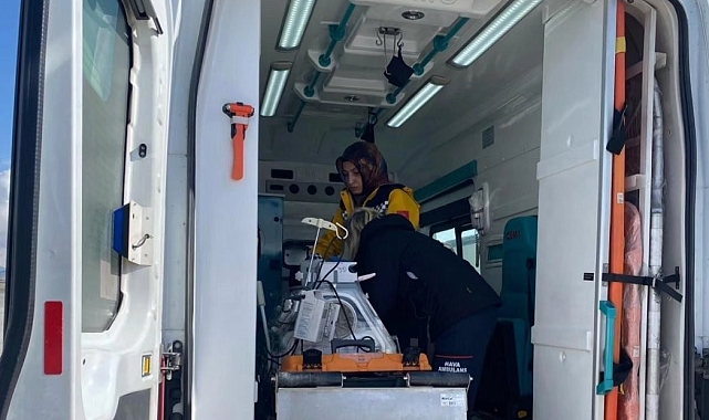 Van'da kalp yetmezliği olan bebek ambulans uçakla Eskişehir'e sevk edildi