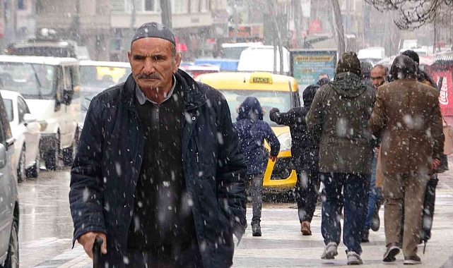 Van'da yoğun kar yağışı