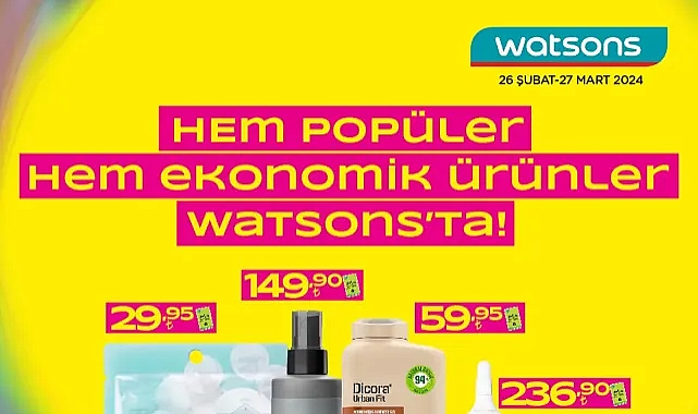 Watsons Mart 2024 Dönemi İndirimli Fırsatlar Kataloğu Yayınlandı