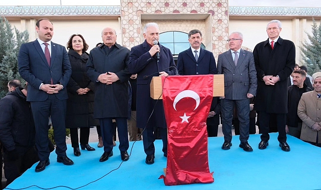 Yıldırım, yerel seçim çalışmaları için Erzincan'a geldi