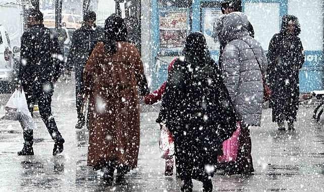 Yüksekova'da yoğun kar yağışı