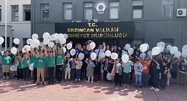 10 Nisan Polis Haftasında öğrenciler polisleri unutmadı