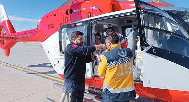 12 günlük bebek, helikopterle Van'a sevk edildi