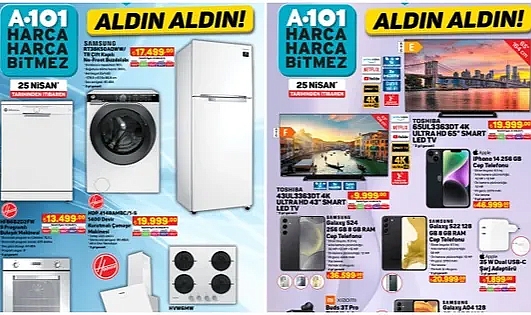 A101 25 Nisan - 2 Mayıs 2024 aktüel ürünler! WMF düdüklü tencere ve VANS ayakkabılara kadar pek çok sürpriz fırsat