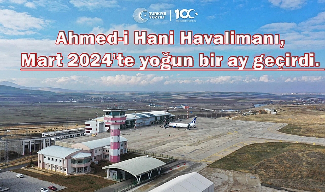 Ağrı Ahmed-i Hani Havalimanı Mart Ayı Hizmetlerini Açıkladı: Yolcu Sayısında Artış!