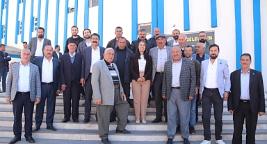 Ağrı Belediye Başkanı Aras’a hayırlı olsun ziyaretleri devam ediyor